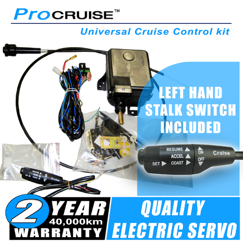 Cruise Control Kit Nissan Patrol 4.2L cable throttle, electric servo (with OEM D button)